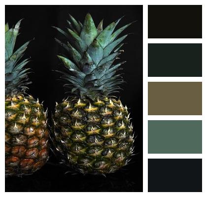 Fruits Pineapples Tropical Fruits Image